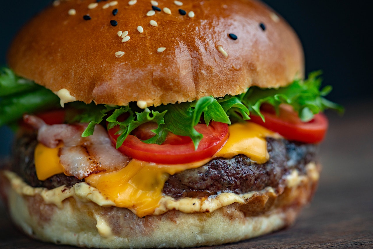 Hamburger bacon